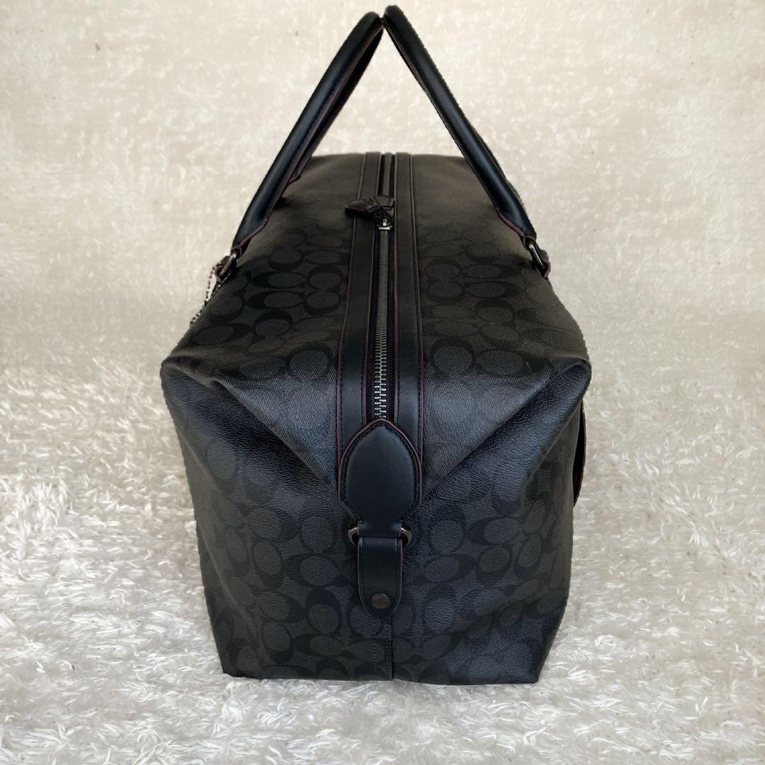 極美品！COACH ボストンバッグ トレッカー バッグ　シグネクチャー