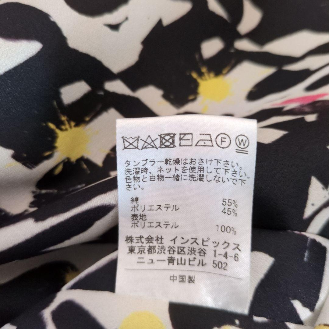 新品タグ付き☆トーマスマグパイアートプリント トレンチコートブラック