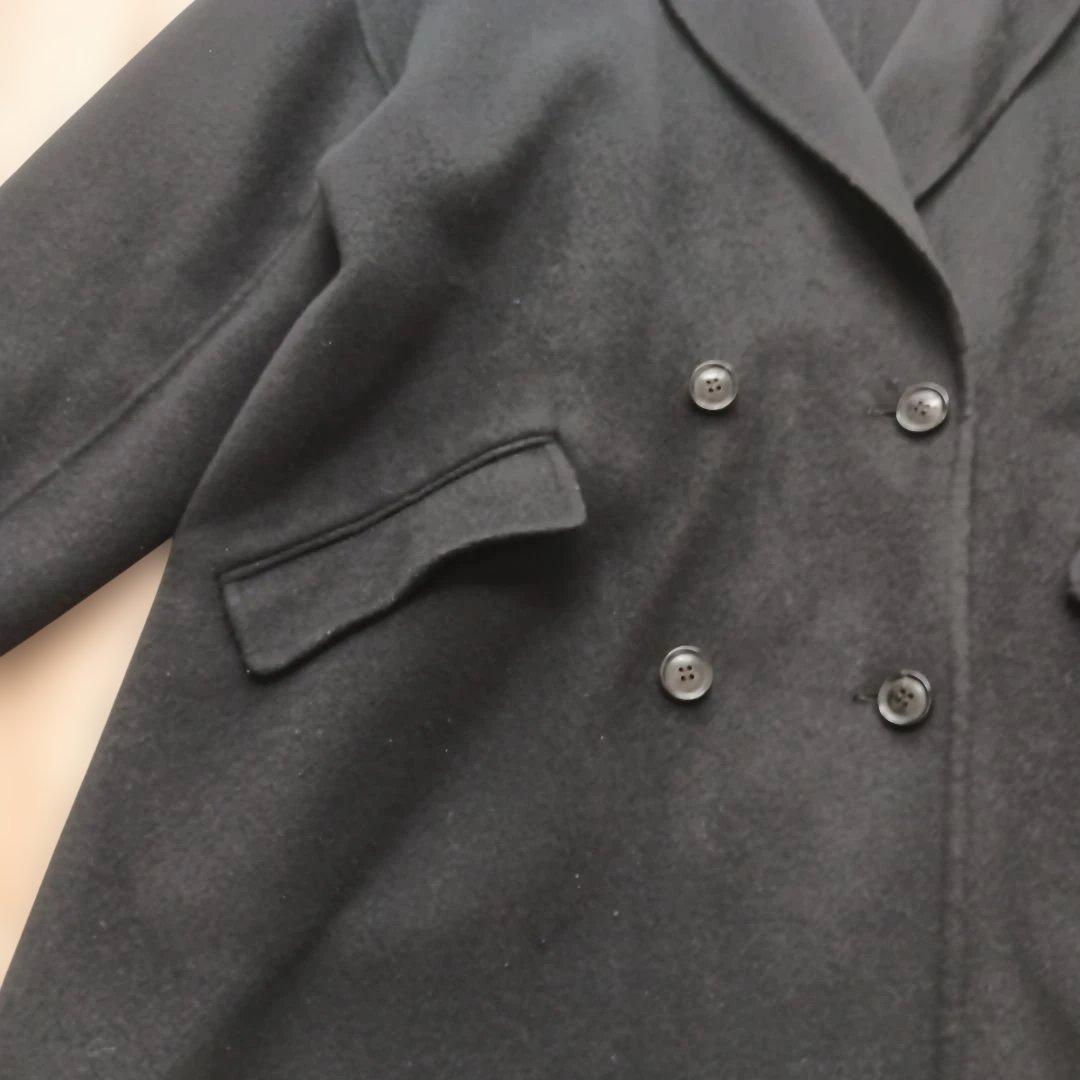 フレームワークハミルトンリバーテーラードコート2024年黒38オーバーサイズ近年