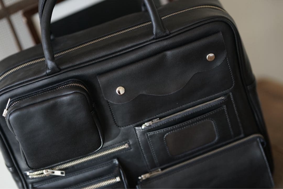 コムデギャルソン マルチポケット レザー 青山 バッグ ジュンヤワタナベ