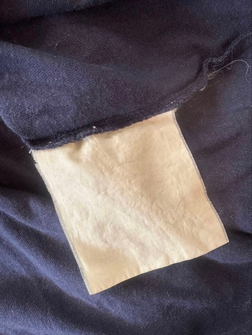 PLAY COMME des GARCONS Mネイビー ドット柄 長袖Tシャツ