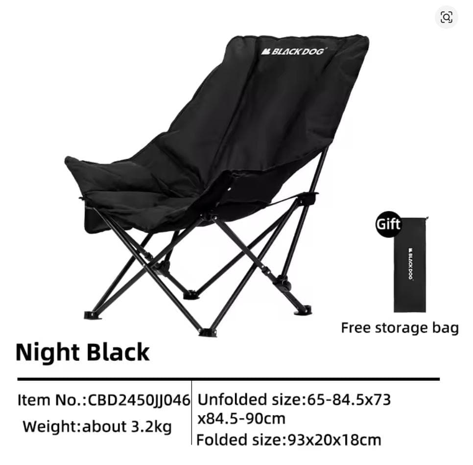 BLACKDOG 折りたたみキャンプチェア2脚セット