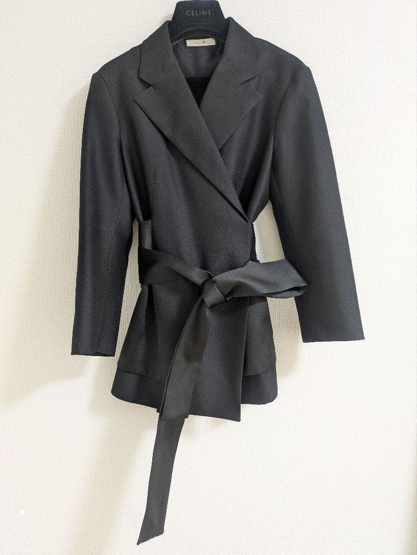 【美品】CELINE ブラック ジャケット レディース 40サイズ セリーヌ