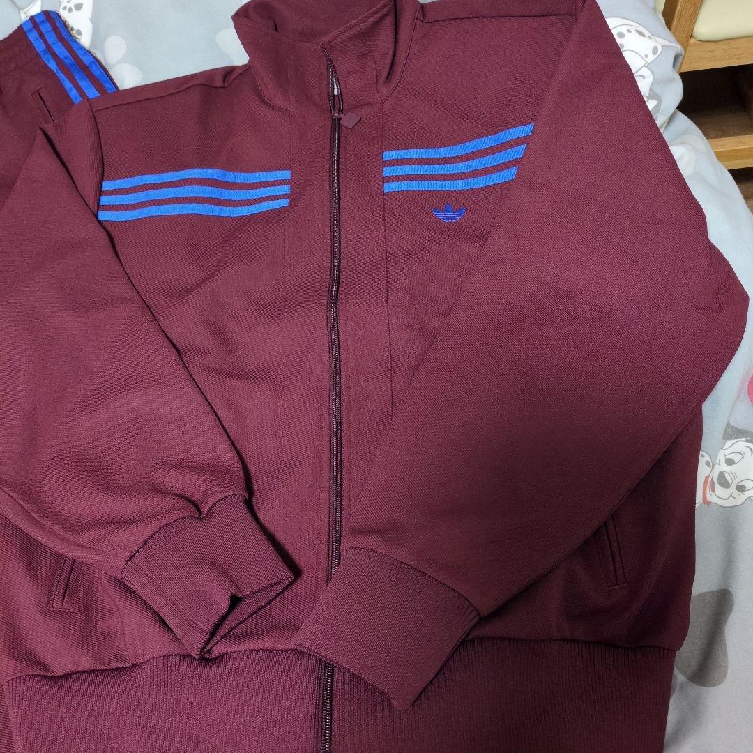 d*i様 特別出品！アディダス☆バーガンディ スウェットジャージセット