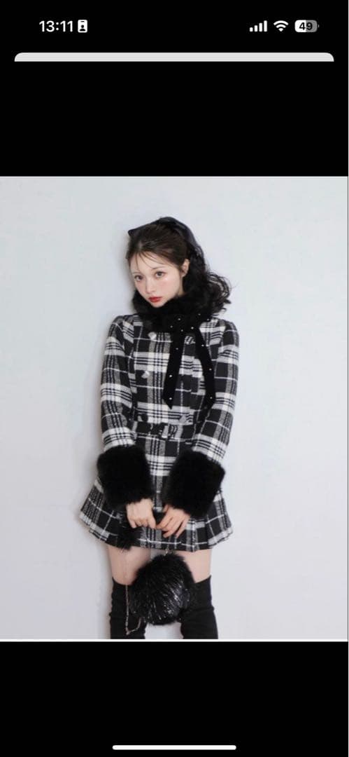 エムミーエメ コート 2way collar A line coat