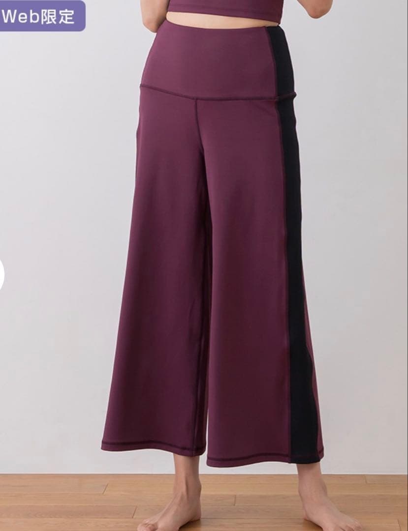 【SUKALA 】ヨガウェアセット Mタンクトップとワイドパンツ