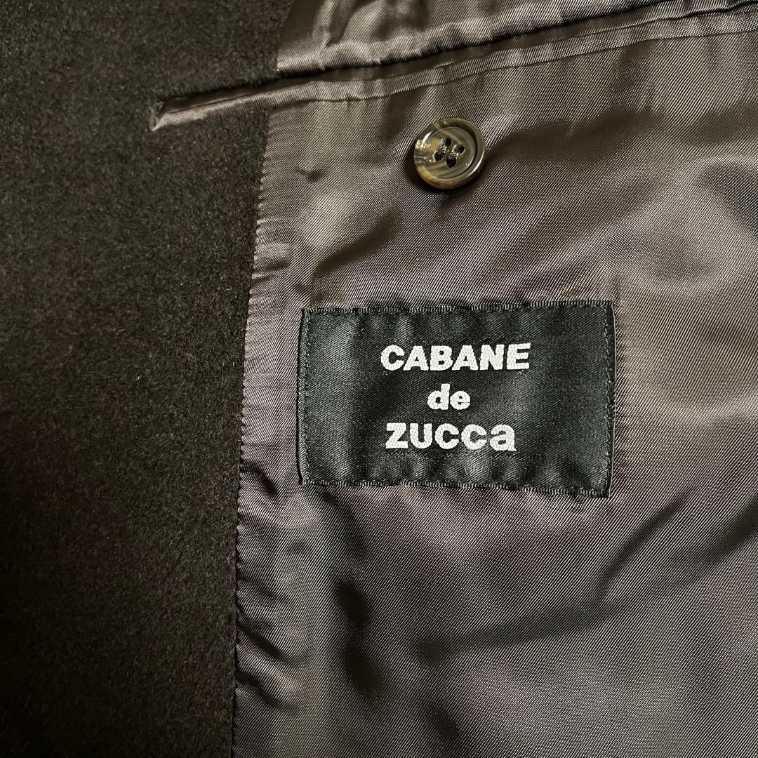 ZUCCA ピーコート Sサイズ 短丈 ダークブラウン ズッカ