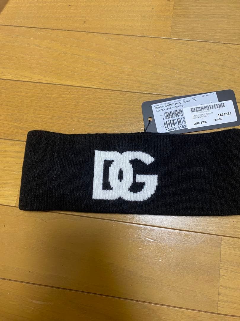 DOLCE & GABBANA ブラックヘッドバンド
