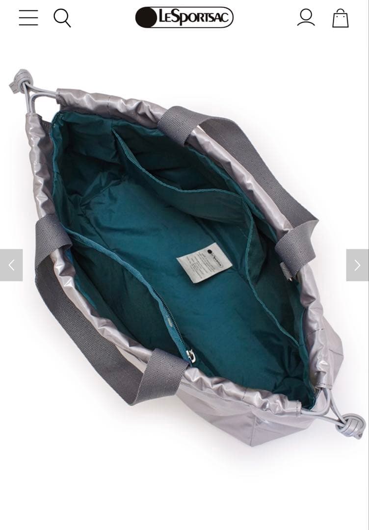 新品！レスポートサックバッグ アップタウンシルバーシャイン/シルバー