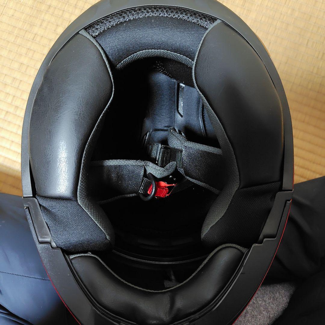 OGK KABUTO RYUKI シャイニーレッド Lサイズ ピンロック付き