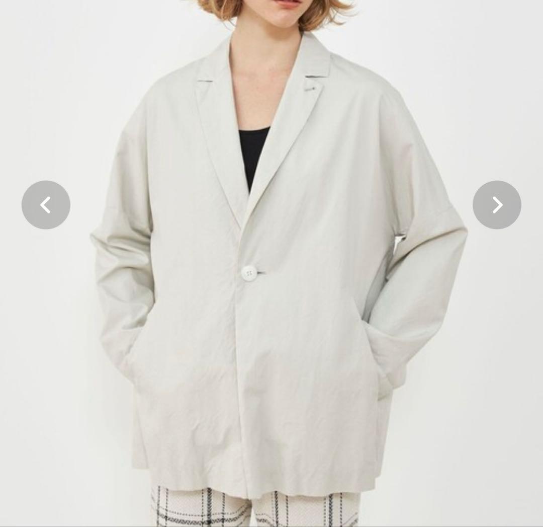 24ss ギャルリーヴィー　パラシュートクロス ワイドチェスタージャケットコート