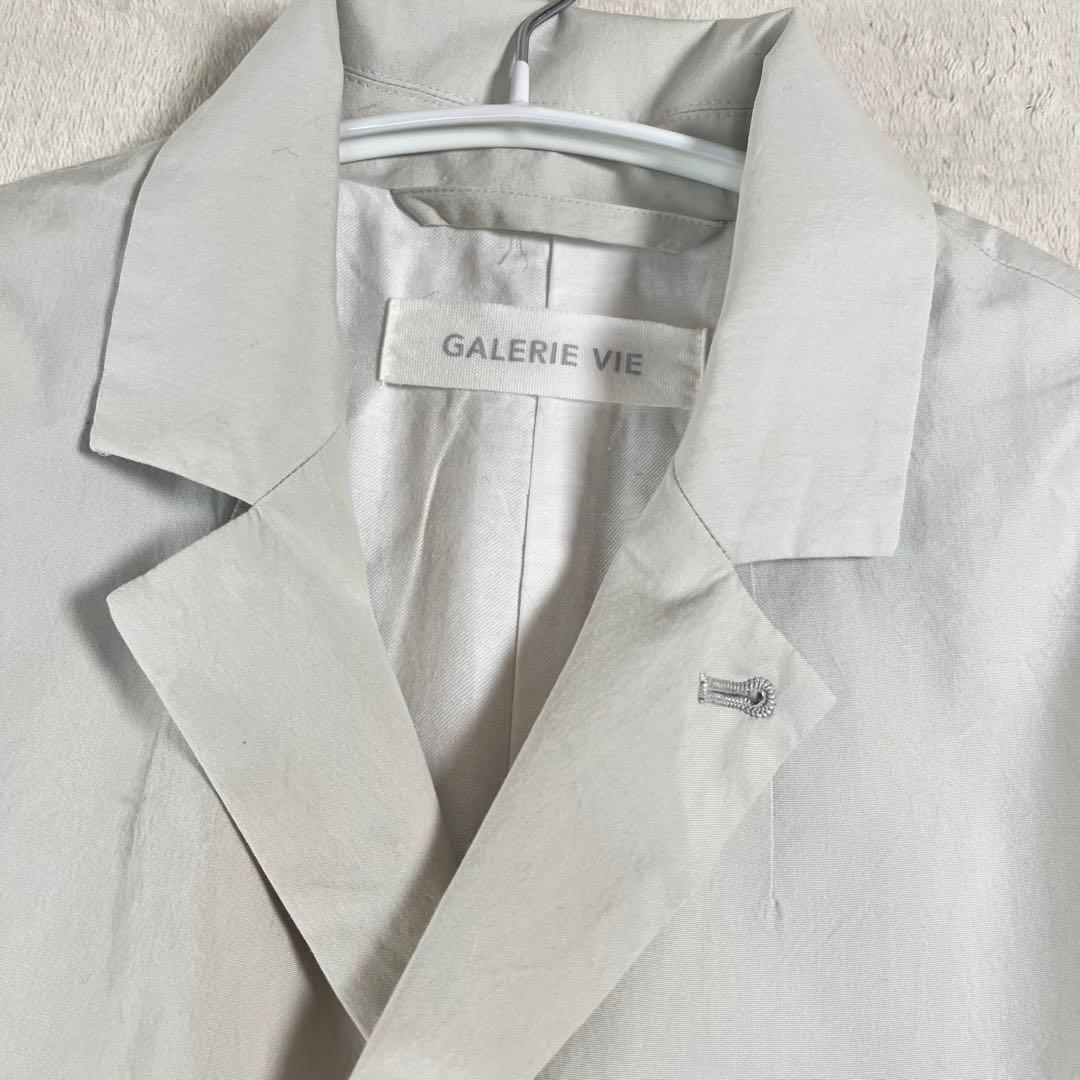 24ss ギャルリーヴィー　パラシュートクロス ワイドチェスタージャケットコート