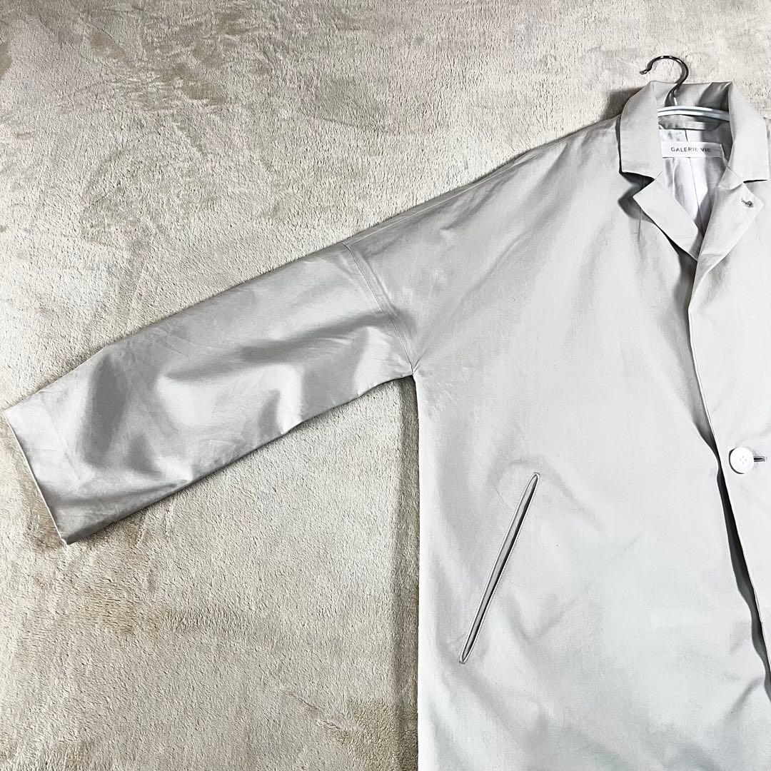 24ss ギャルリーヴィー　パラシュートクロス ワイドチェスタージャケットコート