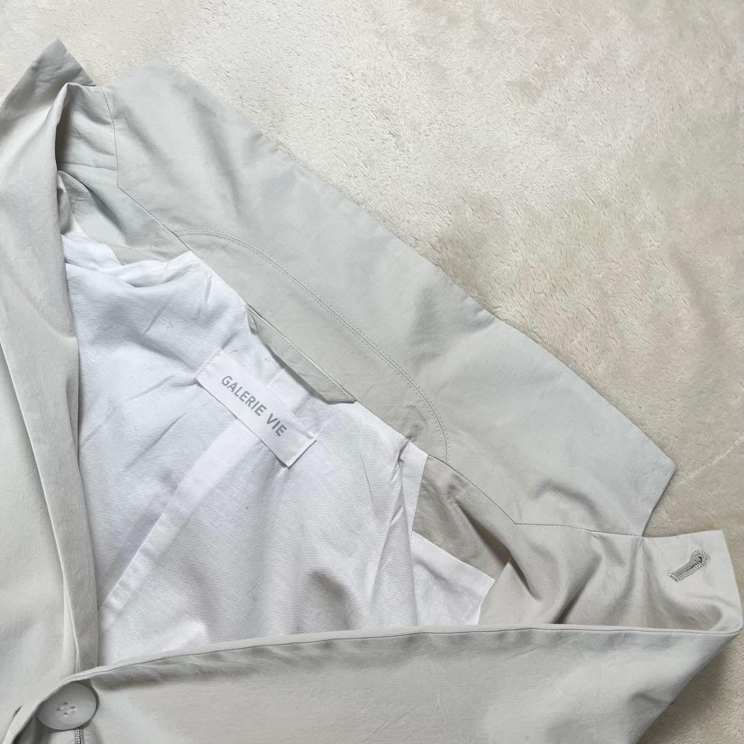 24ss ギャルリーヴィー　パラシュートクロス ワイドチェスタージャケットコート