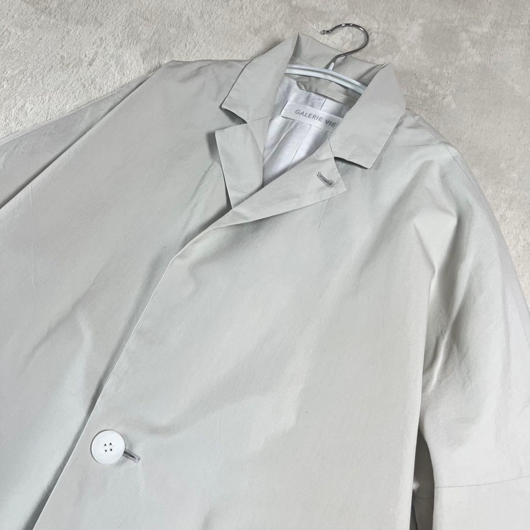 24ss ギャルリーヴィー　パラシュートクロス ワイドチェスタージャケットコート