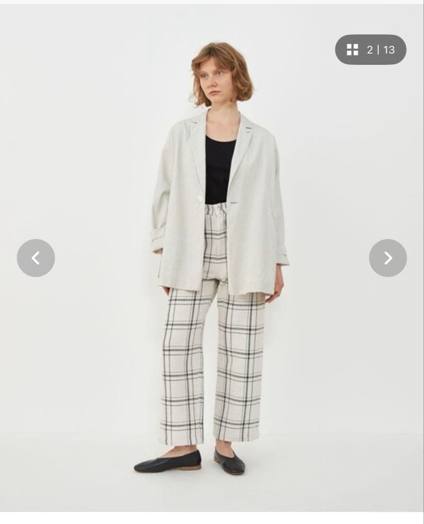 24ss ギャルリーヴィー　パラシュートクロス ワイドチェスタージャケットコート