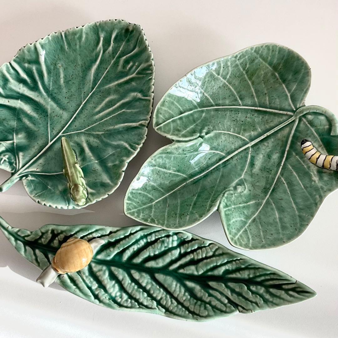 【新品】Bordallo Pinheiro ボルダロピニェイロ　プレート3枚　皿