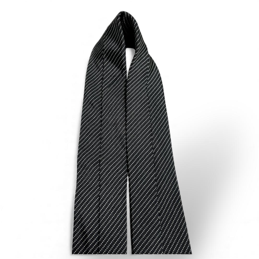 極美品　ベルルッティ ネクタイ カリグラフィ グレー系 高級シルク ナロータイ