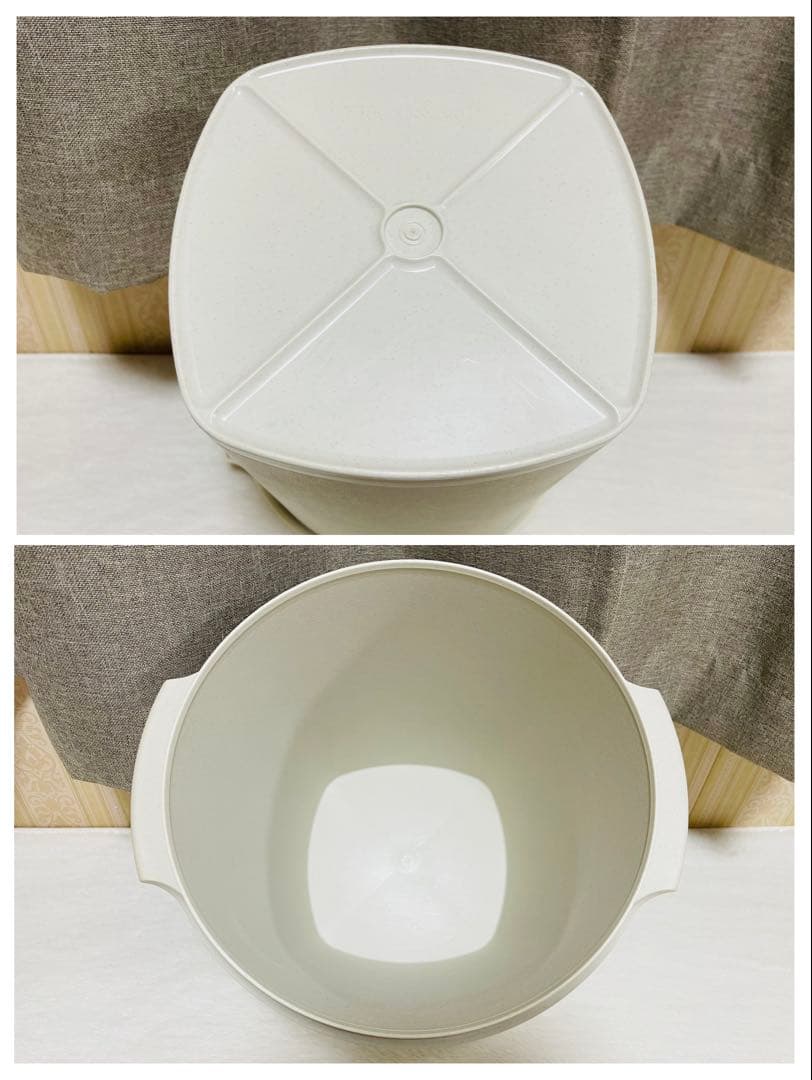 3個セット/タッパーウェア/マキシクイーンデコレーター/白/ピンク/オレンジ