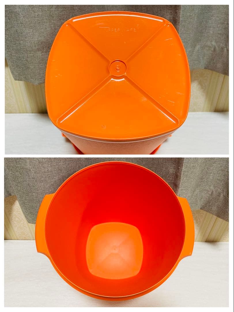 3個セット/タッパーウェア/マキシクイーンデコレーター/白/ピンク/オレンジ