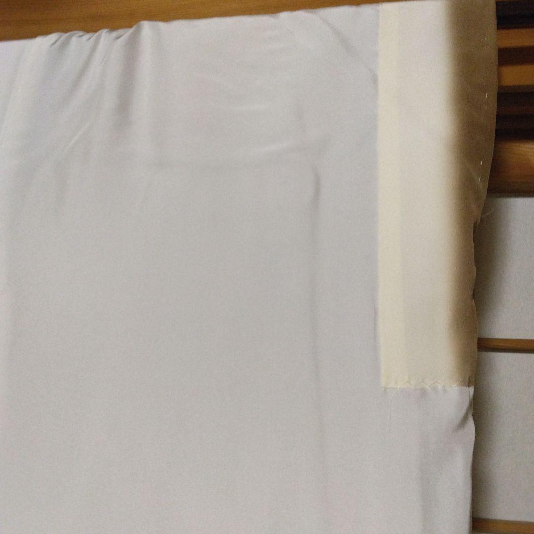 江戸小紋【黒岩秀硯】袷正絹　黒地に茶系ヤッコシャレ柄　肩身丈151裄66