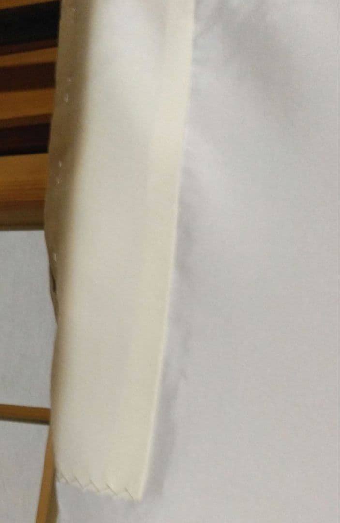 江戸小紋【黒岩秀硯】袷正絹　黒地に茶系ヤッコシャレ柄　肩身丈151裄66