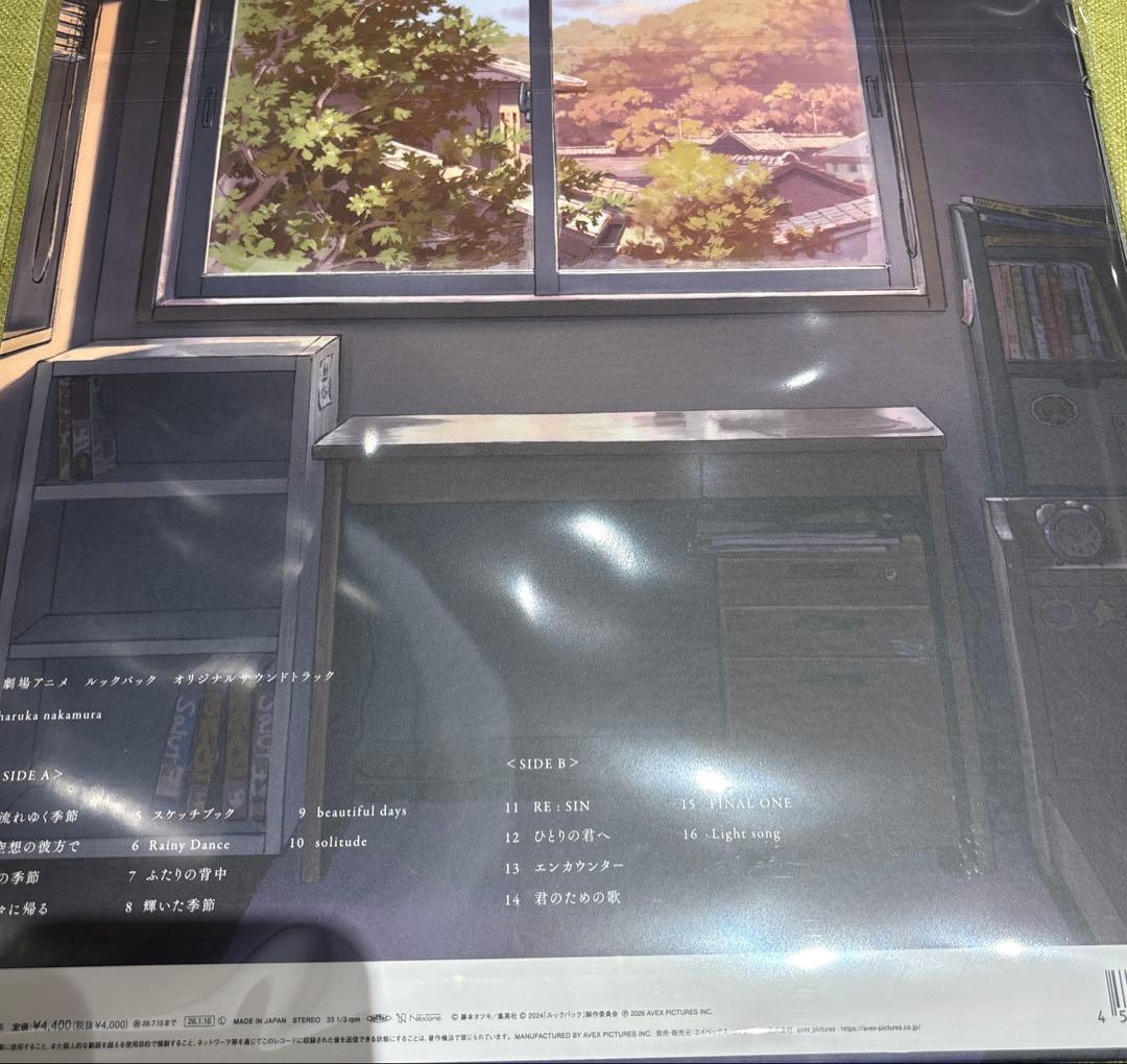 未開封 ルックバック レコード LP 缶バッジ ルックバック展 限定 特典付き