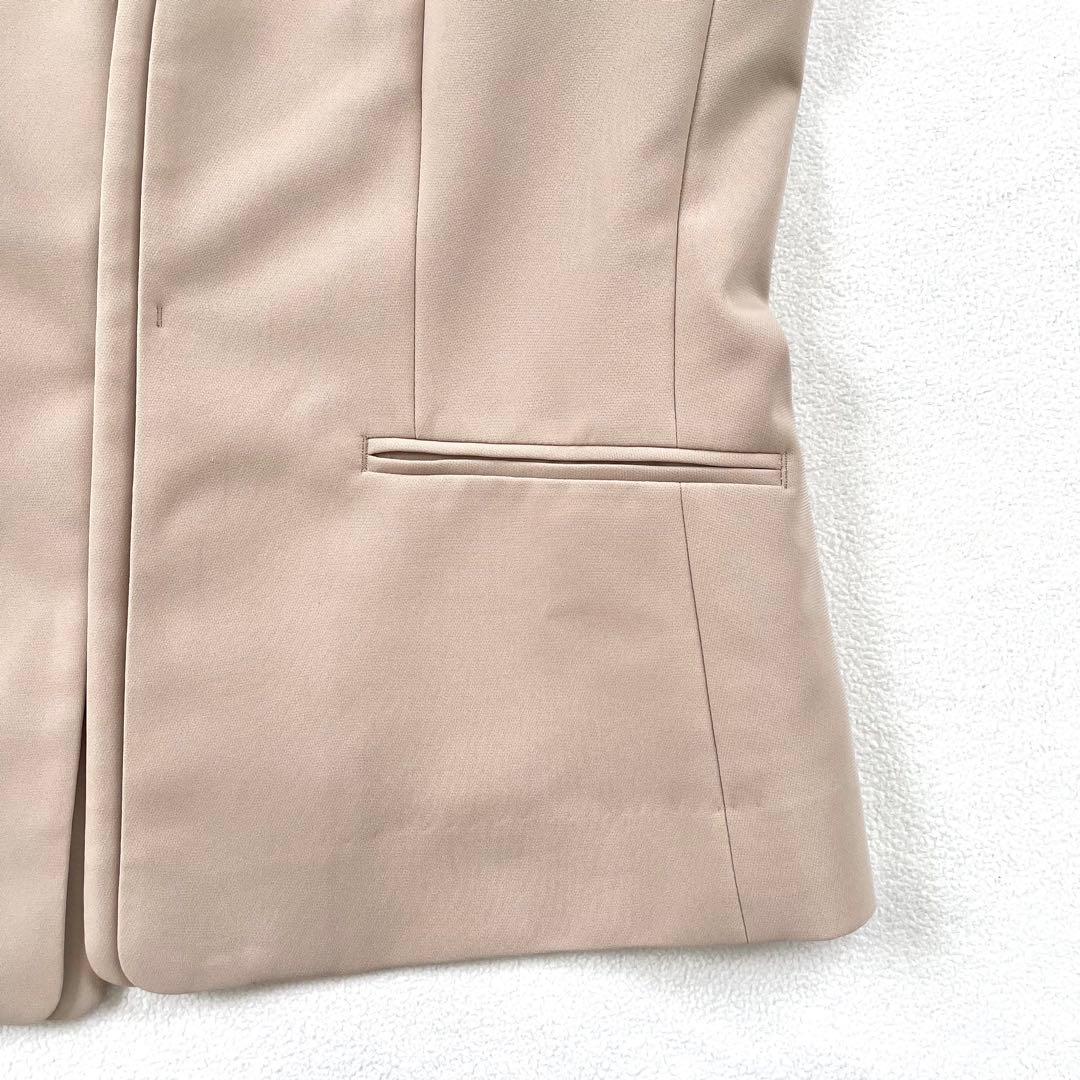 極美品✨グリーンレーベルリラクシング ノーカラー スカート 洗える セットアップ