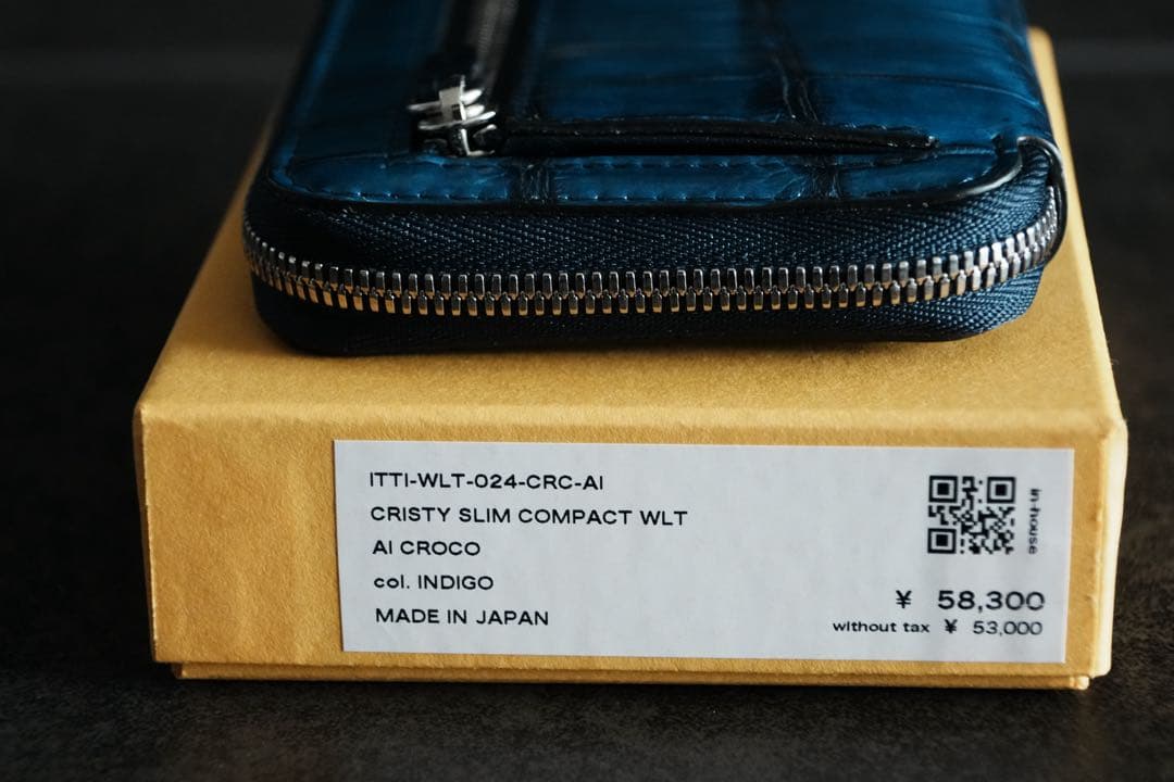 新品‼️ ITTI CRISTY SLIM COMPACT WLT AI クロコ