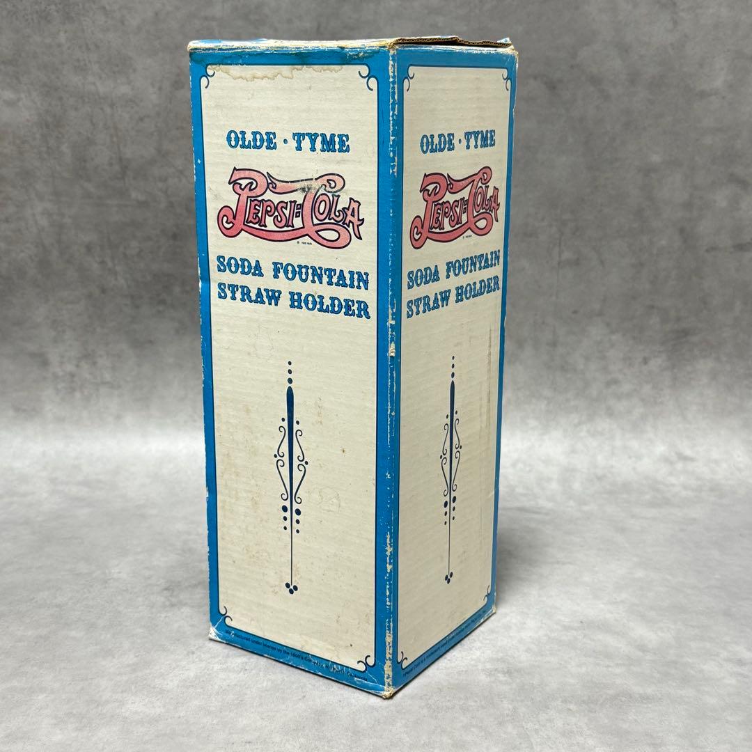 80sPEPSI COLA STRAW HOLDERペプシストローホルダー箱付き