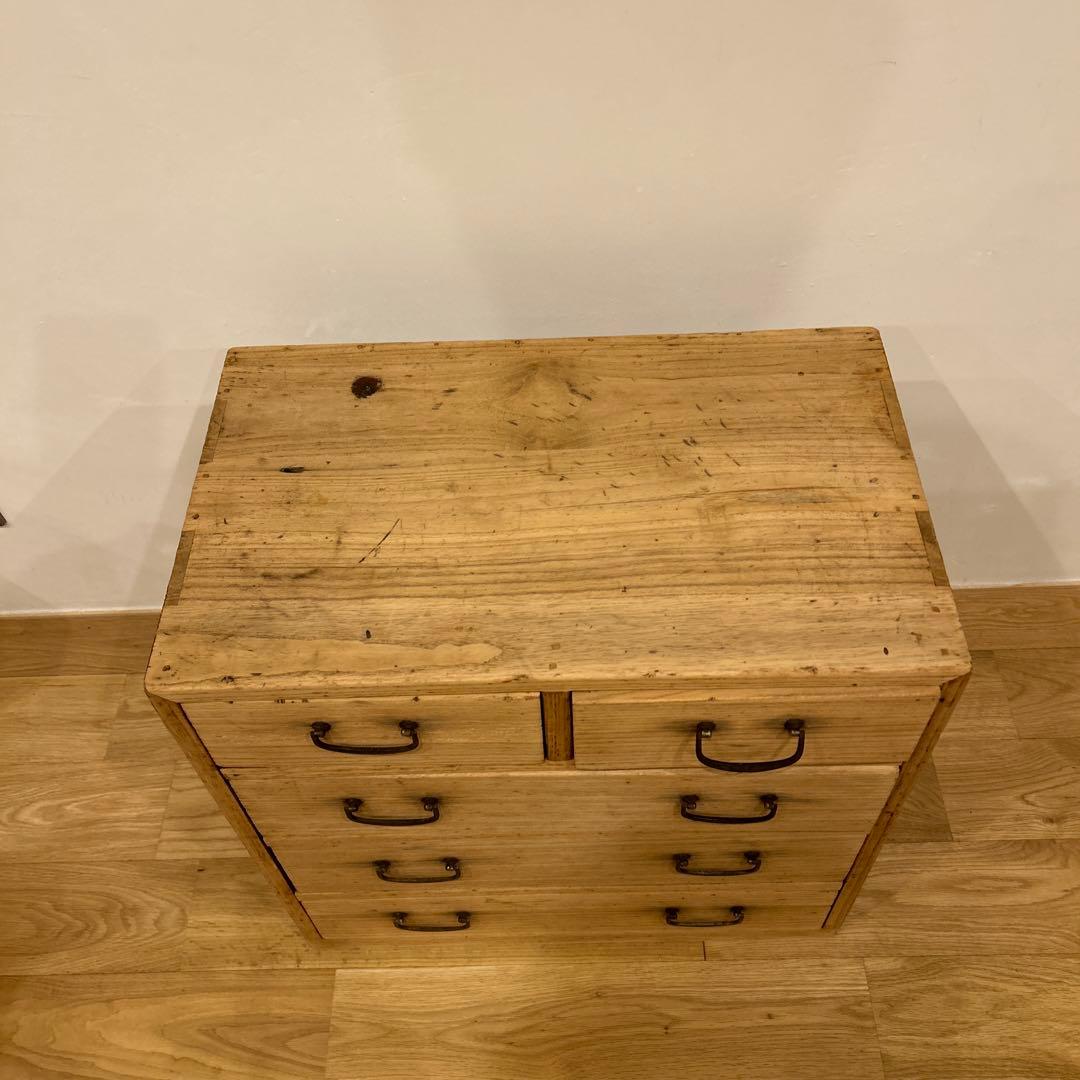 古家具　古道具　生活雑貨　蚤の市　ふるい桐の小引出し