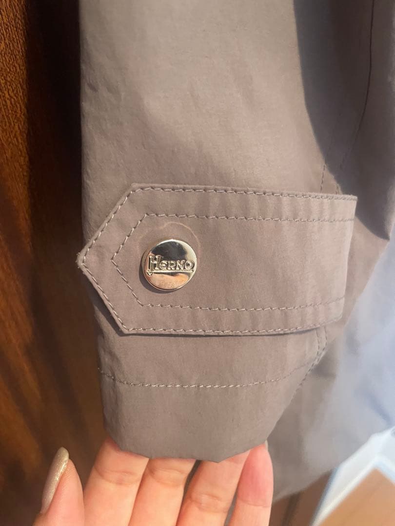 Herno フード付きナイロンモッズコート　42