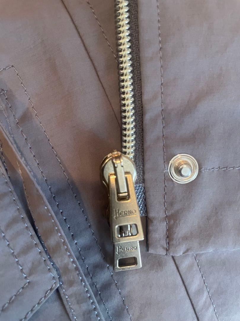 Herno フード付きナイロンモッズコート　42