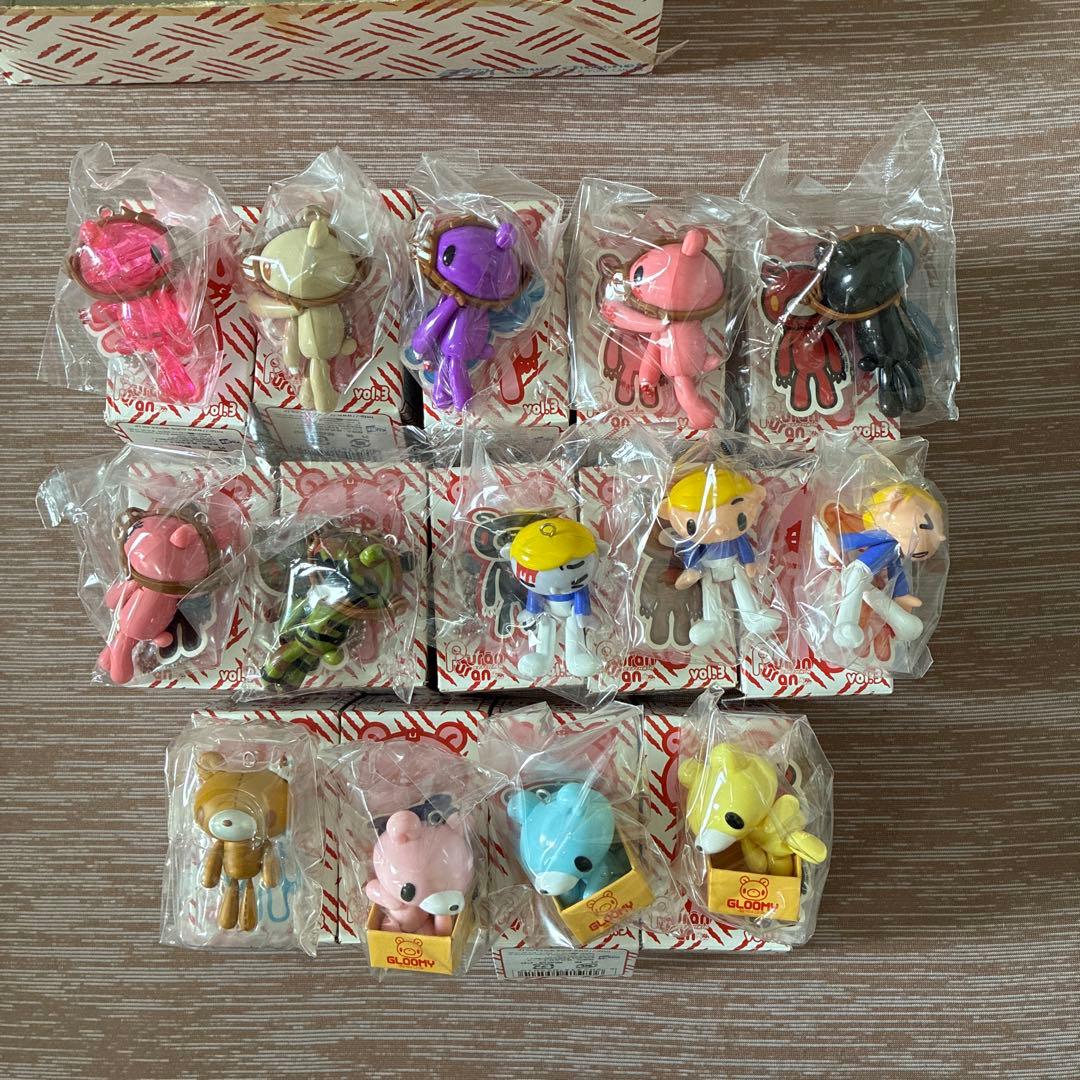 レア！グルーミーぷらーんぷらんキーチェーンvol.1 ・vol.2 23種類