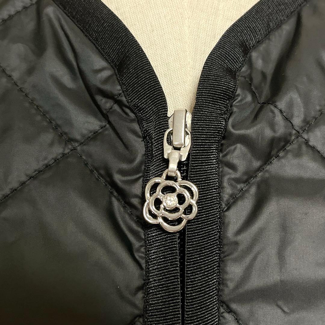 ★新品未使用 タグ付き M'S GRACY キルティングジレ ブラック 38 M