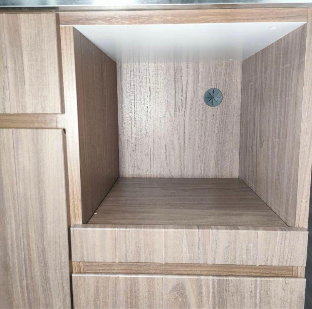 キッチンボード 120 カップボード　食器棚　レンジボード　直接取引可　山口