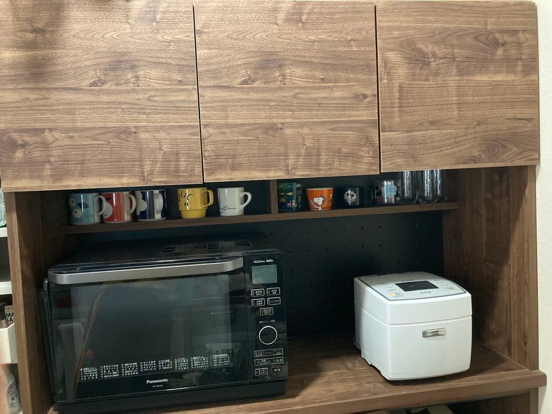 キッチンボード 120 カップボード　食器棚　レンジボード　直接取引可　山口