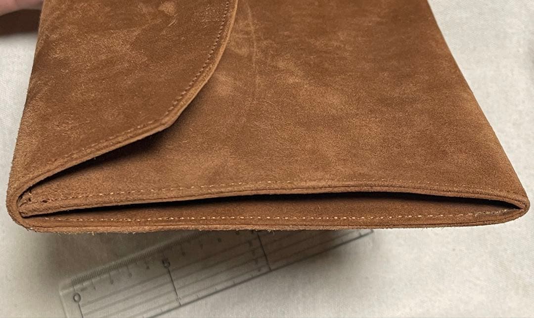 【最終価格】エルメス　スエードクラッチバッグ　保存袋あります