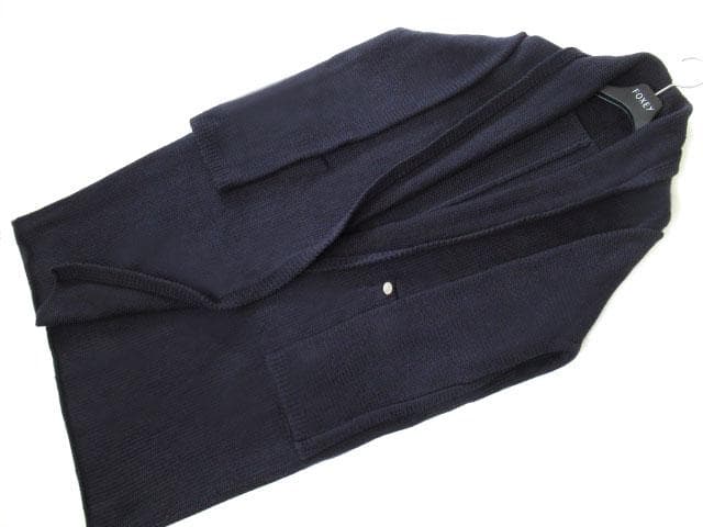 FOXEY　フォクシー　ざっくり　ニット　コート　フリー