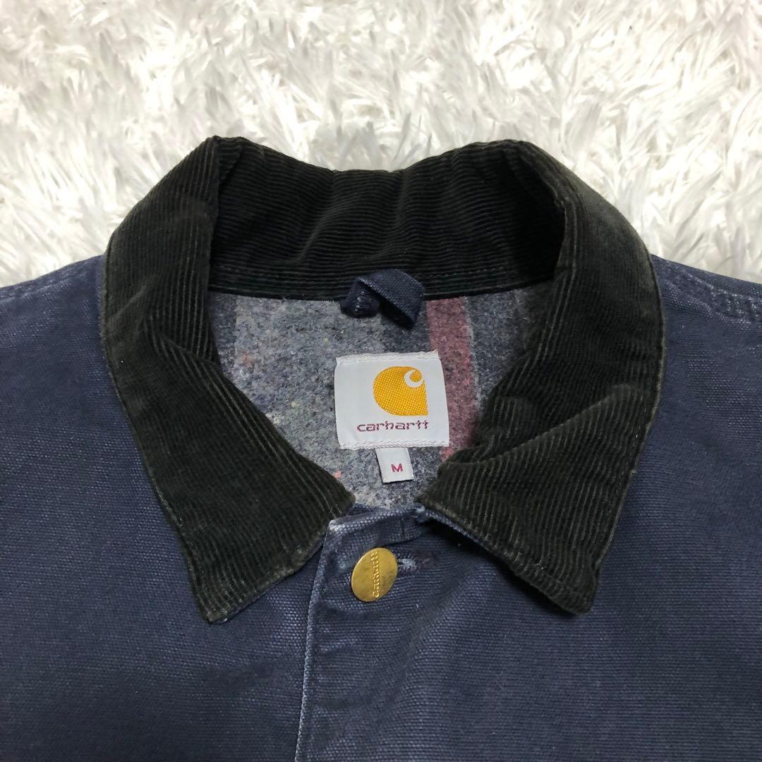 カーハート　ミシガンチョアコート　ネイビー　ブランケット