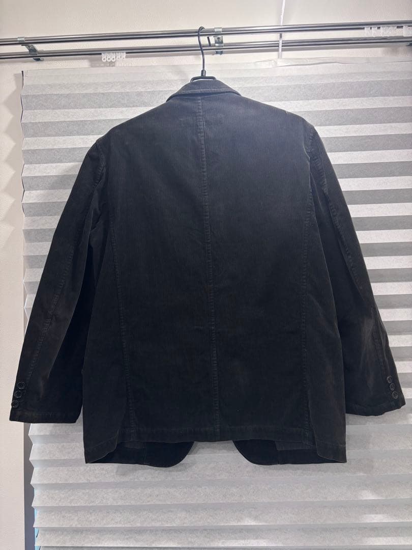 コムデギャルソンオム 田中オム　AD2002コーデュロイジャケット　ダークグレー