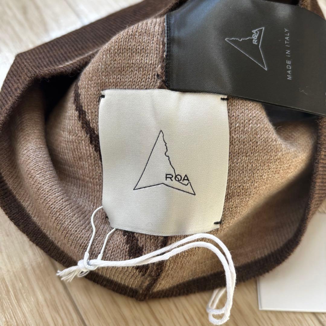 新品 ROA Beanie Logo ロア ビーニー ブラウン ロアハイキング