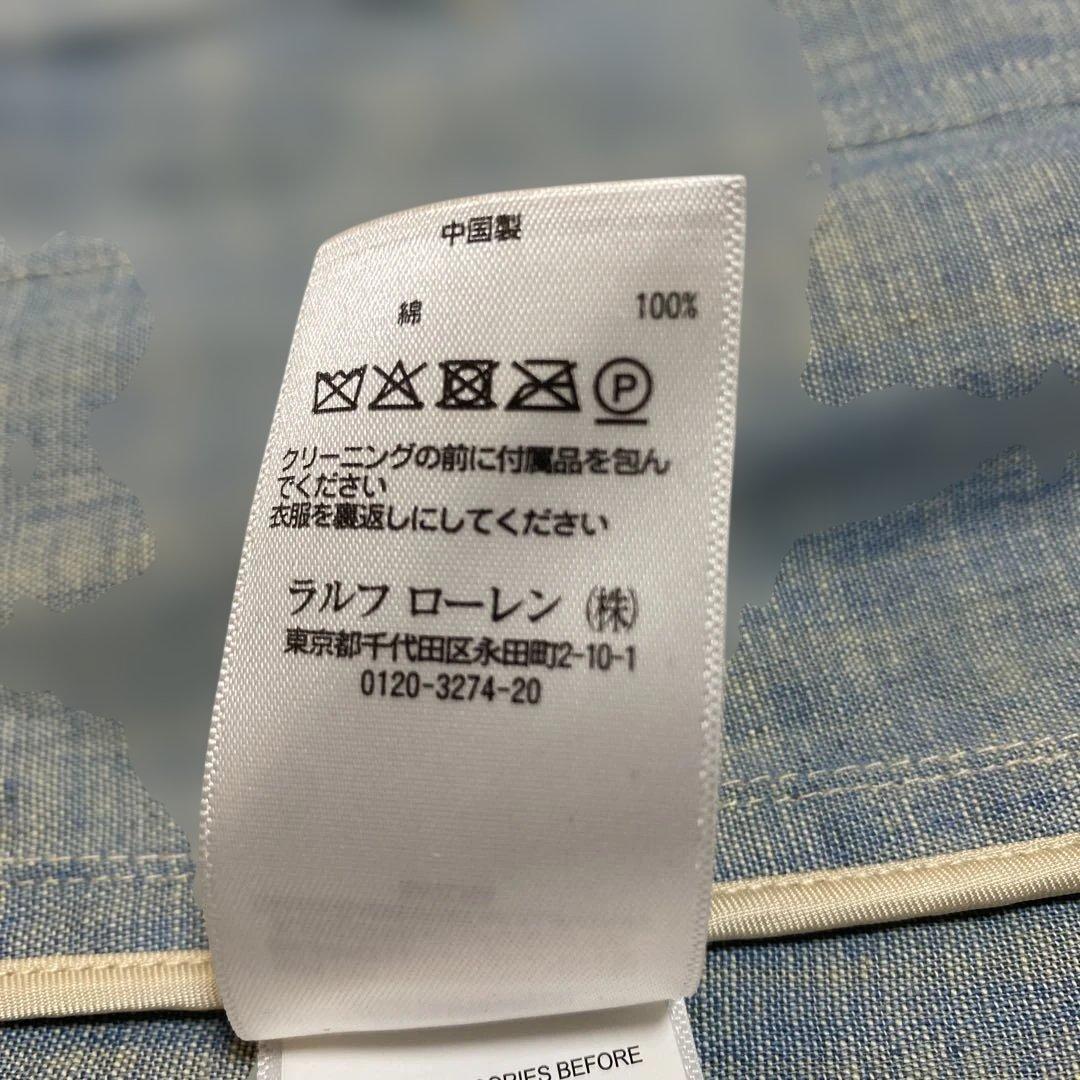 【ラルフローレン】ジャケット　シャンブレーサイズ2