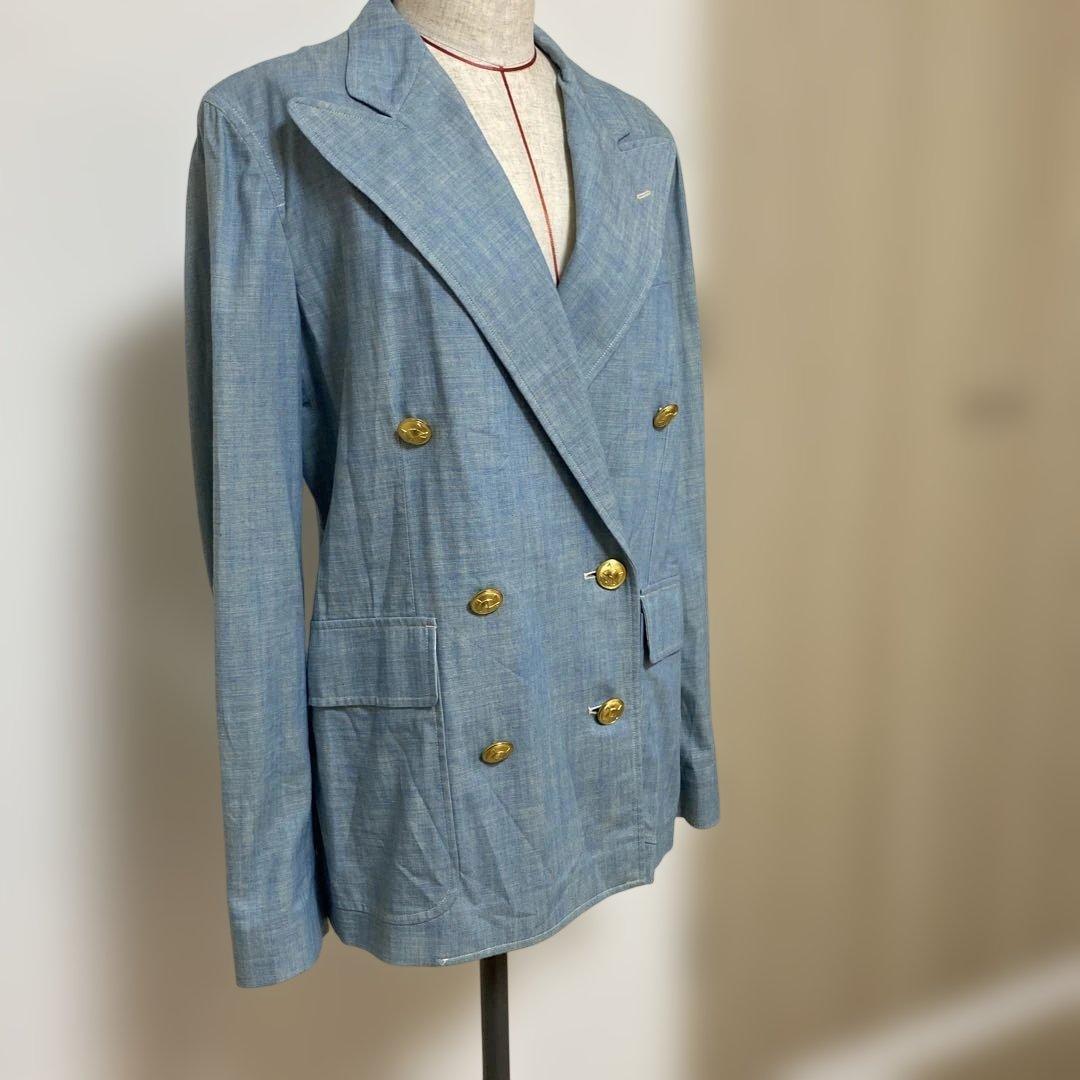 【ラルフローレン】ジャケット　シャンブレーサイズ2