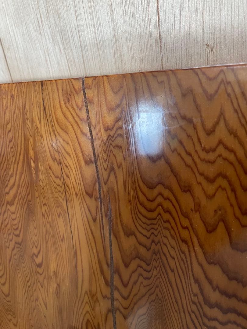 屋久杉 うるし塗り 座卓