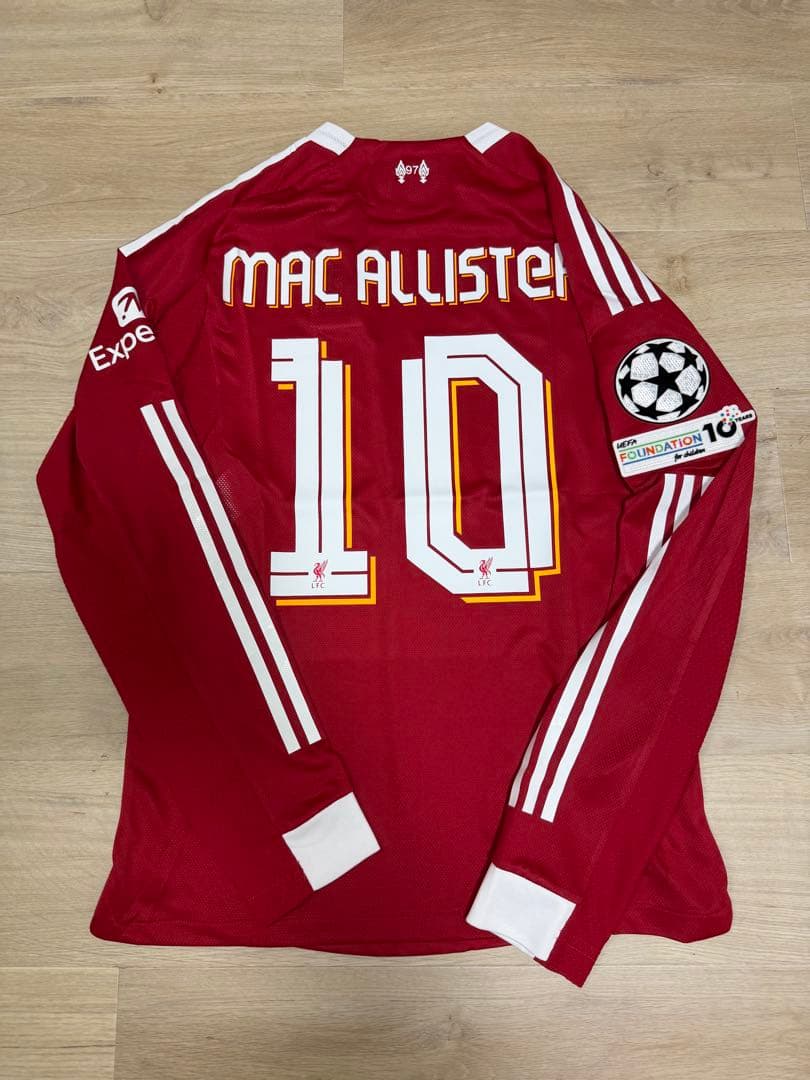 リヴァプール　長袖　ユニフォーム　マクアリスタ　M