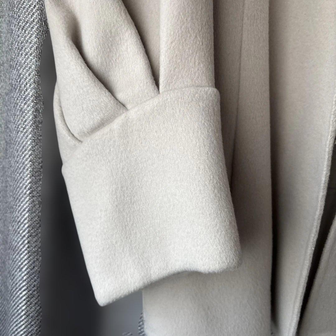 VERMEIL par iena スーパー160's リバー バルーン袖コート