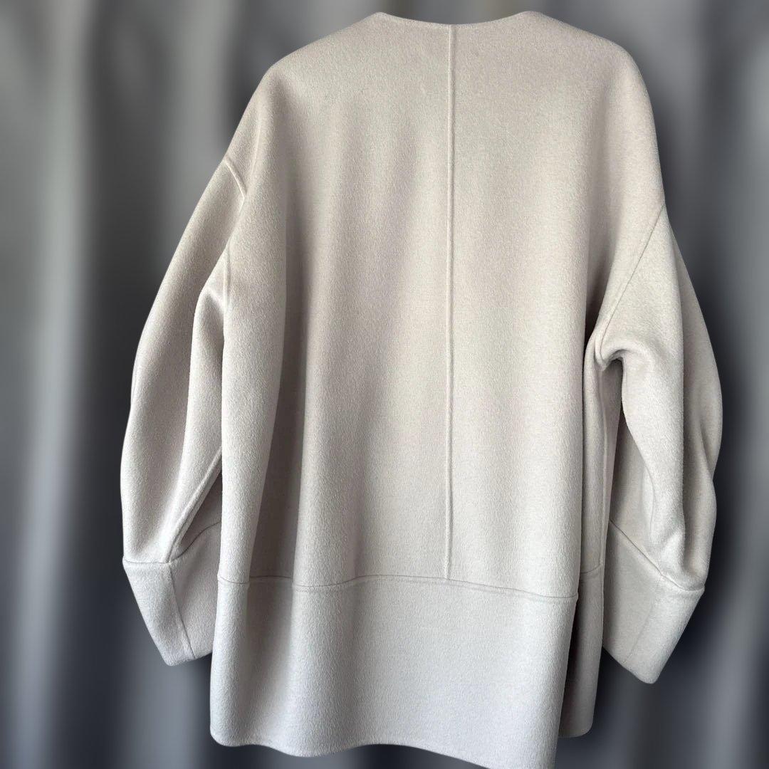 VERMEIL par iena スーパー160's リバー バルーン袖コート