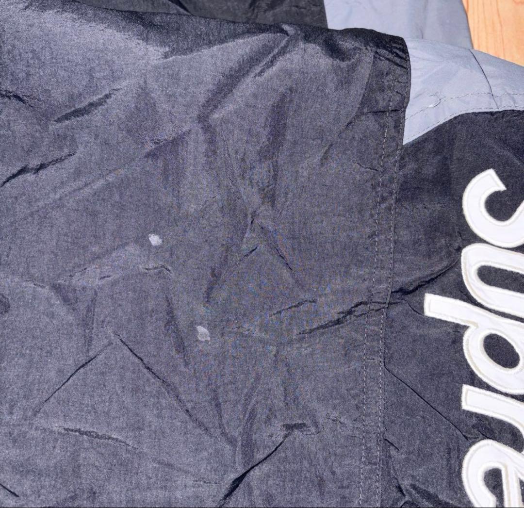 Supreme ナイロンパンツ ブラック/グレー