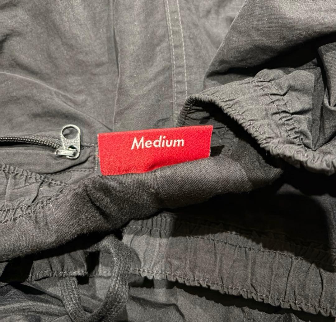Supreme ナイロンパンツ ブラック/グレー